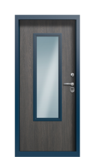 Дверь Termo Vesuvio Морадо черный 1482 вид внутри