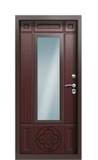 Дверь Termo Ral 8017 Темно-красный 1473 вид внутри