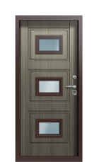 Дверь Termo Vesuvio Серый Кварц 1423 вид внутри