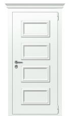 Дверь Termo Ral 9003 Kale 2709 вид снаружи