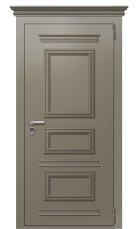 Дверь TermoPlus Ral 7006 Слоновая Кость 83 вид снаружи