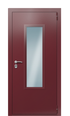 Дверь Termo Ral 3005 Kale 1216 вид снаружи