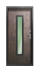 Дверь Termo Ral 9005 Марсианский камень 1439 вид внутри