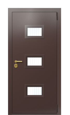 Дверь TermoPlus Ral 8017 Коньячный Дуб 1414