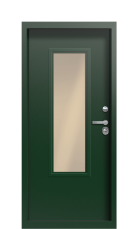 Дверь Termo Ral 6028 Kale 1045 вид внутри