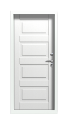 Дверь Termo Ral 3031 Милк 754 вид внутри