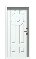 Дверь Termo Ral 6005 Collori RAL 9003 F004 вид внутри