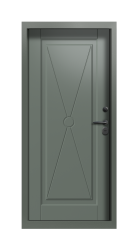 Дверь Termo Ral 7009 Collori RAL 7009 C001 вид внутри