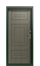 Дверь Termo Ral 8025 Серый кварц 1137 вид внутри