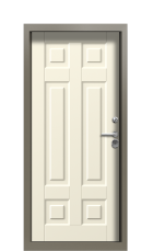 Дверь Termo Ral 7006 Слоновая Кость 83 вид внутри