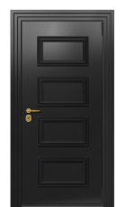 Дверь TermoPlus Ral 9005 Securemme 352 вид снаружи