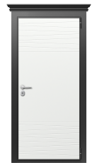 Дверь TermoWood Vesivio Милк 406 вид снаружи