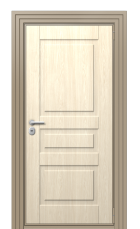 Дверь TermoWood Ral 1019 Ванильный Дуб 282 вид снаружи
