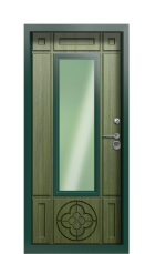 Дверь Termo Ral 6005 Темно-зеленое 1208 вид внутри