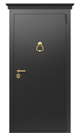 Дверь TermoPlus Woodline Белая эмаль Vesuvio молоток карниз