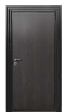 Дверь TermoWood Ral 7009 Securemme 166 вид снаружи