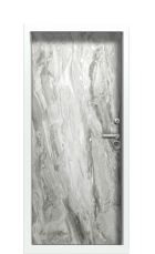 Дверь Termo Ral 9003 Белый Мрамор 792 вид внутри