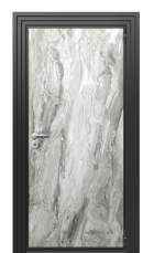 Дверь TermoWood Vesiviu Белый Мрамор 176 вид снаружи