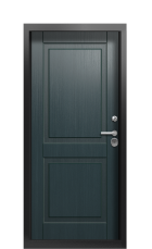 Дверь Termo Ral 9003 Серый Антрацит 228 вид внутри