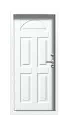 Дверь Termo Ral 9003 Кале 886 вид внутри