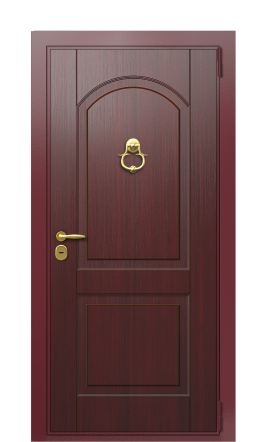 Дверь TermoWood Ral 3005 Тёмно-Красный 117