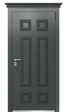 Дверь TermoPlus Ral 7043 Сатиновое Дерево 16