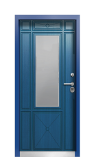 Дверь Termo Ral 3005 Тёмно синяя 947 вид внутри