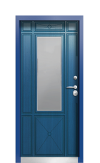 Дверь Termo Ral 3031 Тёмно Синяя 198 вид внутри