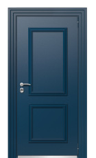 Дверь TermoPlus Del Mare Графитовое дерево 1054 вид снаружи