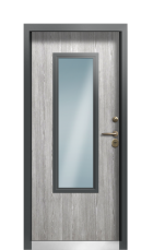 Дверь Termo Ral 9005 Морадо Чёрный 199 вид внутри