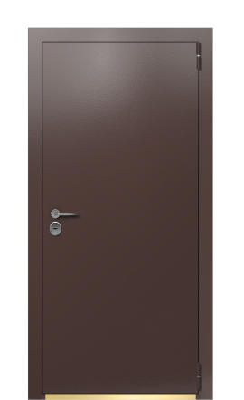 Дверь TermoPlus Ral 8017 Дуб Светлый 231