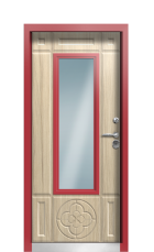 Дверь Termo Ral 3031 Сатиновое Дерево 964 вид внутри