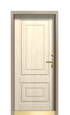 Дверь Termo Patina Тёмно Зелёное 136 вид внутри