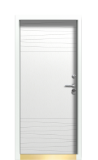 Дверь Termo Ral 5005 Милк 325 вид внутри