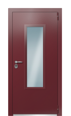 Дверь Termo Ral 3005 Securemme 618 вид снаружи