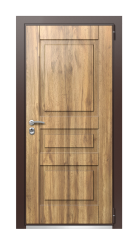 Дверь TermoWood Tobacco Ванильный Дуб 17 вид снаружи