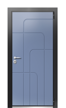 Дверь TermoWood Ral 9005 Ral 5014 66