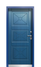 Дверь Termo Del Mare Тёмно Синяя 329 вид внутри