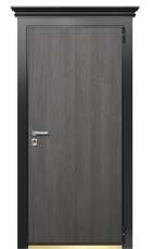 Дверь TermoWood Ral 9005 Морадо чёрный 655 вид снаружи