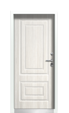 Дверь Termo Ral 7043 Белая Эмаль 129 вид внутри