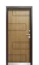 Дверь Termo Ral 3031 Дуб 402 вид внутри