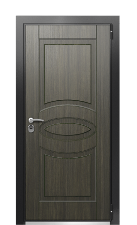 Дверь TermoWood Ral 9005 Венге 558