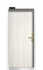 Дверь Termo Ral 5005 ТЁмно-синяя 588 вид внутри