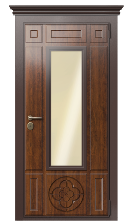 Дверь TermoWood Ral 8017 Грецкий орех 1110