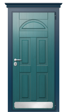 Дверь TermoWood Del Mare Морская волна 439 вид снаружи