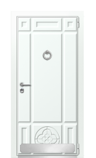 Дверь TermoWood Ral 9003 Collori Ral 9003 47 вид снаружи