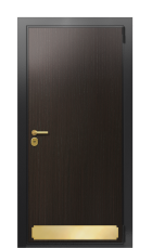 Дверь TermoWood Ral 9005 Венге бонобо 1442 вид снаружи