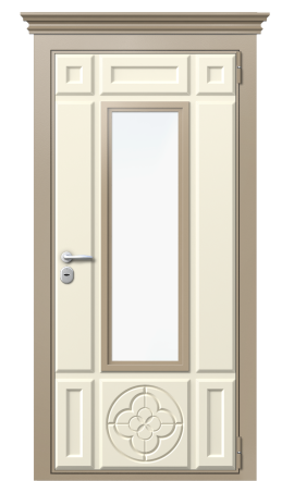 Дверь TermoWood Ral 1019 RAL 9005 1108