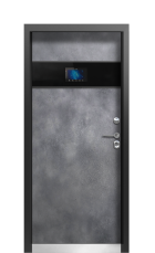 Дверь Termo RAL 9005, Terma Лунный камень вид внутри