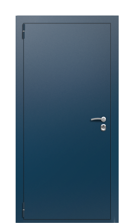 Дверь TermoPlus Woodline Темно-синяя Del Mare левая